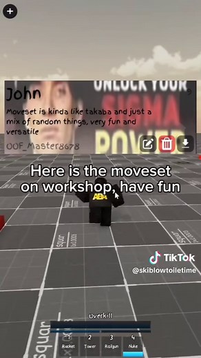 Custom Moveset Showcase: John Shenanigans in Roblox