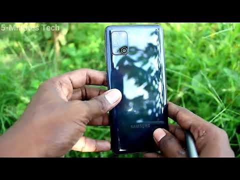 How to set screen lock pattern password in Samsung Galaxy A31