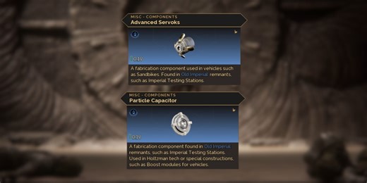 Dune Awakening: How to Get Particle Capacitor & Advanced Servoks