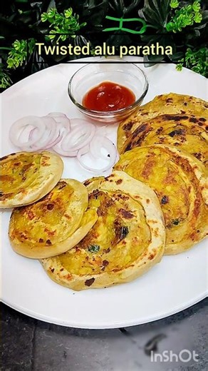 twisted alu paratha 😋| snacks idea|