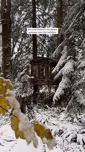 This is your sign to book a magical treehouse getaway this winter ❄️🥰 🎥 @treehousepoint #travel #travelgram #travelling #bucketlist #travelbucketlist #exploremore #exploretheworld #travelphotography #travelgram #instatravel #earth #traveltheworld #explore #beautifuldestinations #bucketlisttravel #vacation #nature #naturegram #travelgoals #adventure | Our Hidden Earth