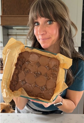Reese's Stuffed Brownies Recipe | Tastes of Lizzy T