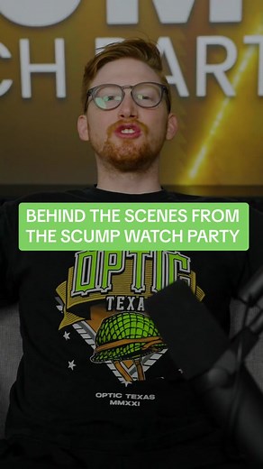 How everything comes to life in the Scump watch party 🎤 #cod #mw2 #callofduty #scump #OpTic #gaming #streamer