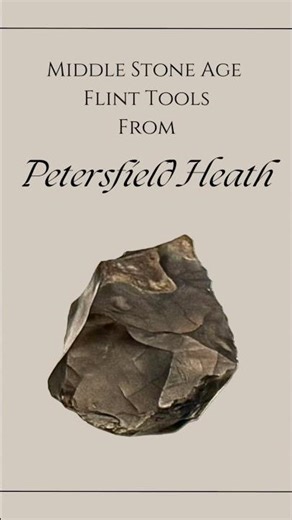 Middle Stone Age flint tools from Petersfield Heath!