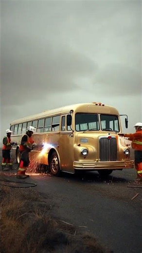 Abandoned Bus Cleanup Time-Lapse 🚍 Workers Remove Everything & Transform Interior Fast ⚡