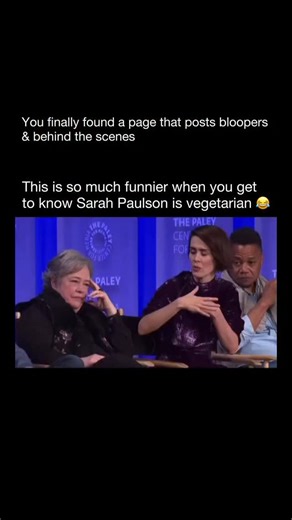 Bloopers & Behind The Scenes on Instagram: "Kathy Bates and Sarah Paulson share one of the most respected on-screen partnerships in modern television, built largely through their work on American Horror Story. Bates brings a commanding, old-school intensity rooted in decades of film and theatre experience, while Paulson balances emotional vulnerability with sharp psychological depth. Their performances often mirror and challenge each other — Bates delivering raw power and unpredictability, Pauls
