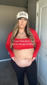 The one shirt that covers up my apron belly! Comment “red” and I’ll DM you the 🔗! ✨ ✨5’8 Size 16 Wearing XXL✨ #midsize #midsizefashion #amazonfashion #ootd #fashion #outfitstyle | Jocey Maryann
