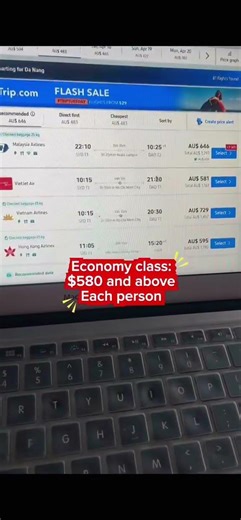 One way ticket is booked!! Da Nang Vietnam we are coming ! 😍