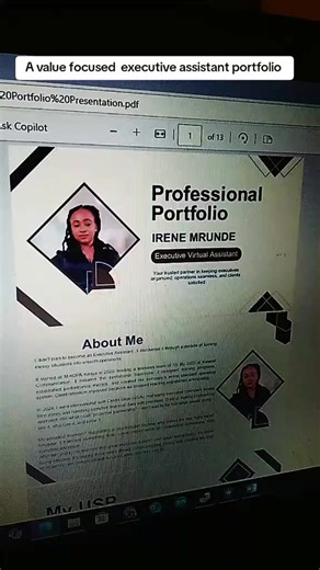 A value focused Executive Virtual Assistant portfolio #portfolio #virtualassistant #value