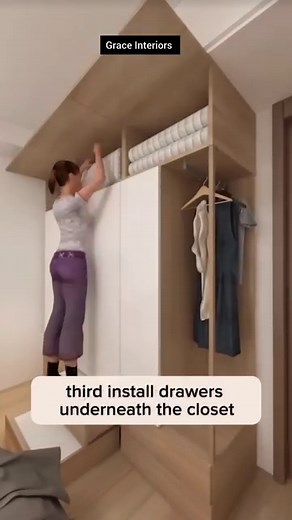 4.1K views · 413 reactions | Bedroom Transformation  Space saving idea's Follow more : @official_graceinteriors YouTube : Grace Interiors . . . #graceinteriors2020 #graceinteriors #grace #sj #interiordesign #Interiors #interiortransformation #bedroomdesign #bedroommakeover #bedroominspo #smallbedroomgoals #interiortrends #interiors2024 #interiorstyling #interiorslovers #interiordesignideas #bedrooms #spacesaving #spacesavingideas | official_graceinteriors | Facebook