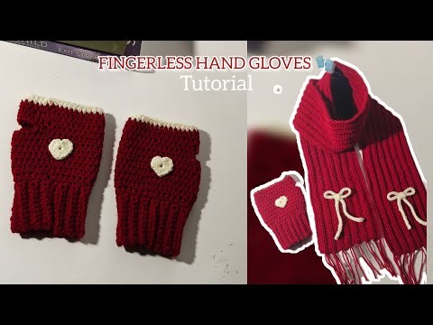 How to Crochet Fingerless Hands Gloves Tutorial | Easy and Quick ( Beginners Friendly ) 🧤