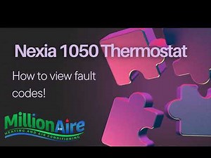 HOW TO: Access fault and diagnostic codes in the Trane 1050, American Standard 1050, and Nexia 1050
