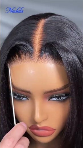 Look how silky it is, it’s giving scalp. ✅ #nadulahair