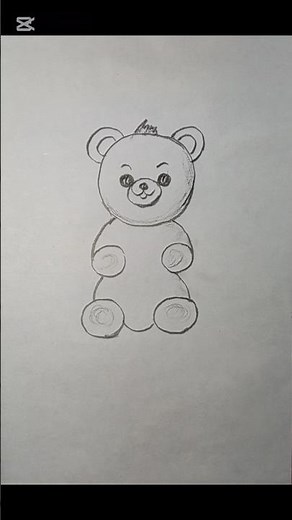 How to draw a realistic 🐨 bear with pencil 🖋️ #viral #drawing