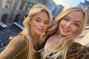 Inside Emily Atack's champagne-fuelled mini-break to Paris with sister Martha