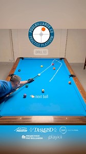 Moving cue ball around a blocker while maintaining a good angle for the next ball 👍🏻 Follow for more tips like this one! | PoolBilliards.co