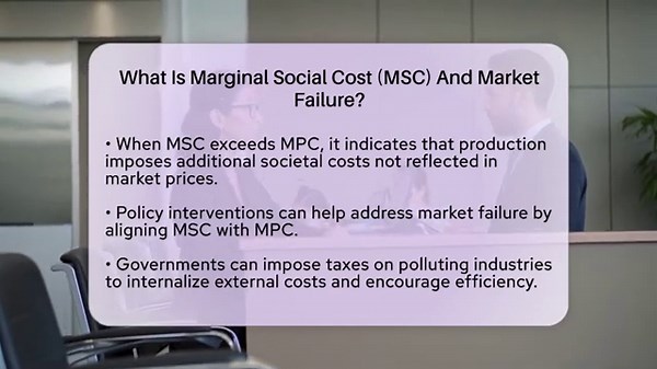 What Is Marginal Social Cost (MSC) And Market Failure? - Learn About Economics