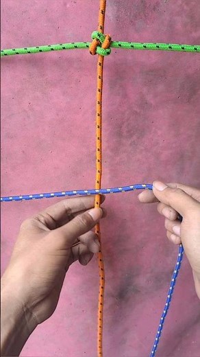 Learn to tie a cargo net knot