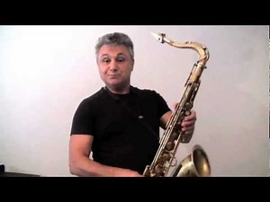 Saxophone Lessons - Introducing the G Note and Octave Key Break