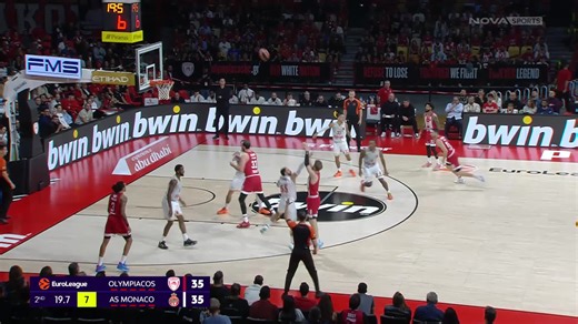Ολυμπιακός - Μονακό: 87-92 (highlights) | Novasports