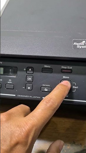 Test Print on the Brother DCP-T520W Printer Without a Computer #youtubeshorts #tipsandtricks