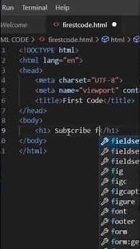 How to Run HTML in VS Code in 2 Minutes (Beginner Friendly) #html #vscode #visualstudio #viral