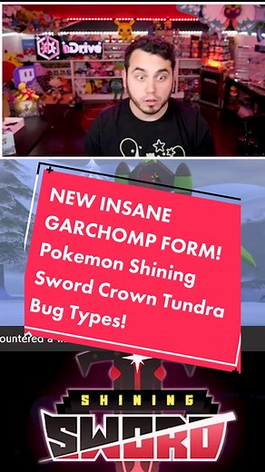 NEW GARCHOMP FORM in Pokemon Shining Sword Crown Tundra Bug Types!