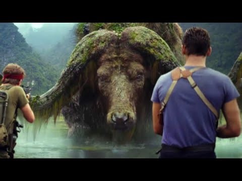 Giant Buffalo Scene - Sker Buffalo - Kong: Skull Island (2017) Movie Clip [1080p 60 FPS HD]
