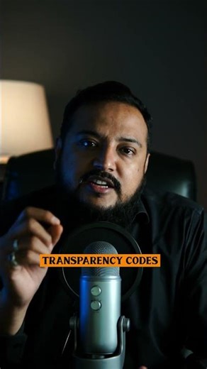 What is the transparency code on Amazon?