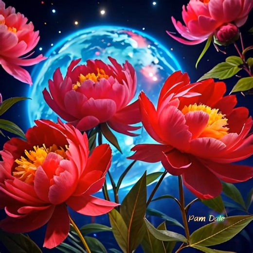 Red Peony's. | Pam's Gifs and Videos