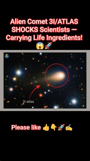 Alien Comet 3I/ATLAS SHOCKS Scientists — Carrying Life Ingredients! 😱🚀