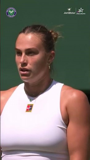 Strong Start from the Top Seed: Sabalenka Takes Set 1 at Wimbledon 2025 | #Wimbledon2025