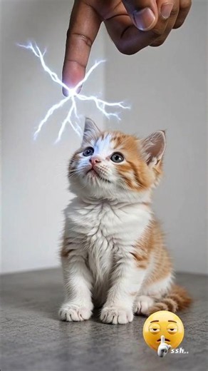 ⚡ Cat vs Tiny Electric Shock... The Reaction Is Hilarious! 😹🎬 #viral #catblogger #funniestvideo