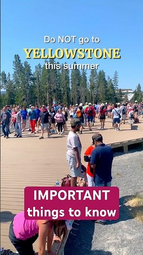 Tips for visiting Yellowstone national park