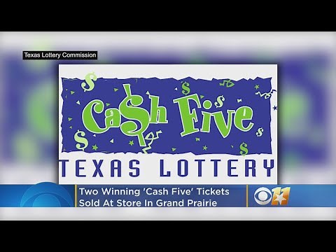 Two Winning 'Cash Five' Lottery Tickets Sold At Store In Grand Prairie