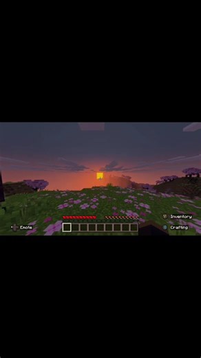 #minecraft #beautiful #sunset #nostalgia
