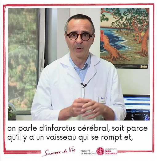 Le Dr. David Calvet, neurologue à l'Hôpital Sainte-Anne, nous parle de l'A.V.C. | Université Paris Cité Médecine
