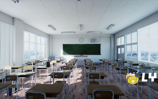 HDRP教室场景灯光流程