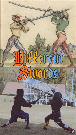 Training Different Types of Swords: HEMA Sparring #hema #swordfighting #martialarts