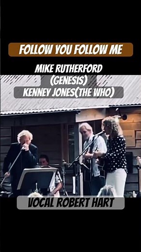 ‘Follow You Follow Me’ Rare performance Mike Rutherford, Kenney Jones, Robert Hart #genesis #thewho