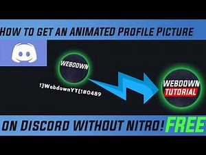 How to get an ANIMATED Profile Picture on Discord WITHOUT NITRO! (.GIF For Free)