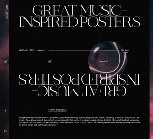 GREAT MUSIC-INSPIRED POSTER | Series 01