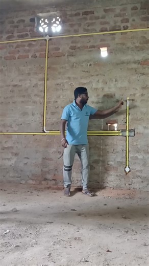▶️ ELECTRICAL House Wiring with Wall Piping #viral #shorts #shortsviral Oct 25,2025