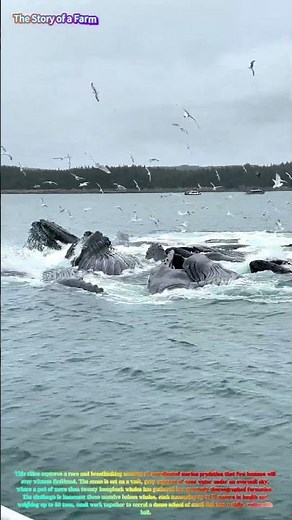 Watch Over 20 Humpback Whales Perform a Perfect Bubble-Net Feed in Unison! 🐋🌊