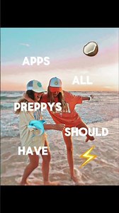 Preppy apps all preppy’s should have 🐬🥥⚡️