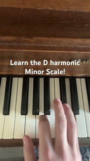 Learn the D harmonic minor scale!