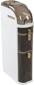 Bathroom Floor Storage Cabinet, Bathroom Vertical Storage Unit with Drawers and Casters, Large Capacity Narrow Tall Slim Storage Tower for Small Spaces Gaps (C)