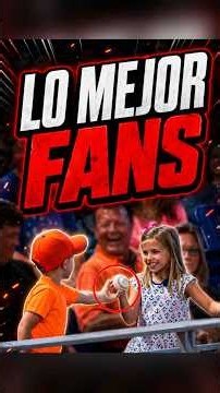 Las Jugadas Más Geniales de Fanáticos en la MLB😎 #beisbol