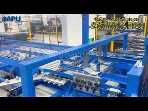 Fully automatic cable tray manufacturing line