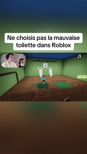 Ne choisis pas la mauvaise toilette dans Roblox. Abonnez-vous à ma chaîne Youtube Gaming! #willibed #fyp #robox #willibedgaming
